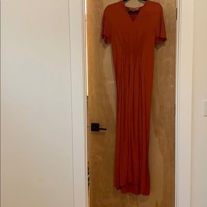 Scotch & Soda Burnt Orange Maxi Dress